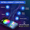 2016-2020 Tesla Model 3 & Y Interior Car Neon Lights (Center Console + Dashboard + Seat Back +4 Foot Lights Accessories), Tesla Ambient Lighting, APP Control LED Strip Lights with Multiple Modes