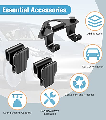 Trunk & Front Trunk Grocery Hooks for 2020-2022 Tesla Model Y (3 Piece Set)