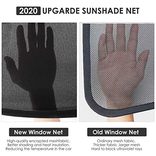 Tesla Model Y Black Glass Roof Sunshade with UV/Heat Insulation Cover (2 Piece Set)
