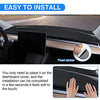 Custom Fit for Dash Cover Mat Tesla Model Y 2020 2021 2022 Interior Accessories Ice Fabric Nonslip Dashboard Mat No Glare Windshield Protector Black