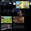 2021-2022 New Updated Tesla Game Controller, Wireless PC Game Controller Compatible with Tesla Model 3 / Y / S, PC, Switch, Steam, Tesla Screen Controller With Dual-Vibration, 8 Semi-Transparent LED Backlight