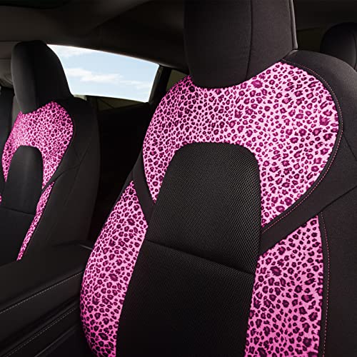 Black Pink Zig Zag Pattern Car fashion Seat Covers Pair, 2 Front Seat Covers, Car Seat Protector, Car Accessory, Seat Cover For Car