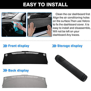 Custom Fit Non-Slip Dashboard Mat for Tesla Model 3 & Y