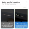 Door Handle Sticker Wrap for Tesla Model 3/ Model Y Luminous Door Handle Protector Decal Accessories Wrap Kit