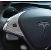 Steering Wheel Control Panel Crystal Bling Decal Decoration Cover Sticker Trim for Tesla model X S