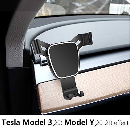 Car Phone Holder for 2020-2022 Tesla Model Y and 2021-2022 Tesla Model 3 Auto Accessories Navigation Bracket Interior Decoration Mobile Cell Phone Mount