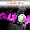 Tesla Car Interior LED Lights Bulbs Kit, Prying Tool Tesla Model Accessories Replacement Lights Fit for Tesla Model 3 Model S Model X Model Y(4 Pack/Pink)