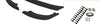 3 Piece Front Bumper ABS Lip Splitter for 2020-2022 Tesla Model Y (Matte Black)