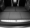 Tesla Model X 6 Seat 7 Seat Leather Trunk Mat and 3rd Row Seat Back Protector Mat