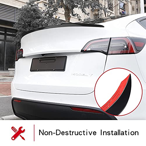Wing Performance Rear Trunk Lip Spoiler for 2020-2023 Tesla Model Y (Glossy Black)