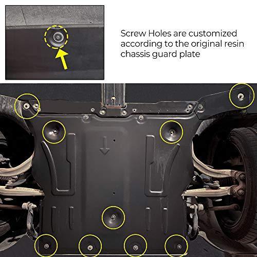 Sound Dampening Front & Rear Axle Skid Plates for Tesla Model Y