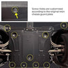 Sound Dampening Front & Rear Axle Skid Plates for Tesla Model Y