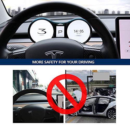 2018-2022 Tesla Model 3 & Y Instrument Cluster Panel Displayer