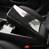 Center Console Cover Armrest Protector for Tesla Model 3 Mid-Console Armrest Box Pad Carbon Fiber Printing