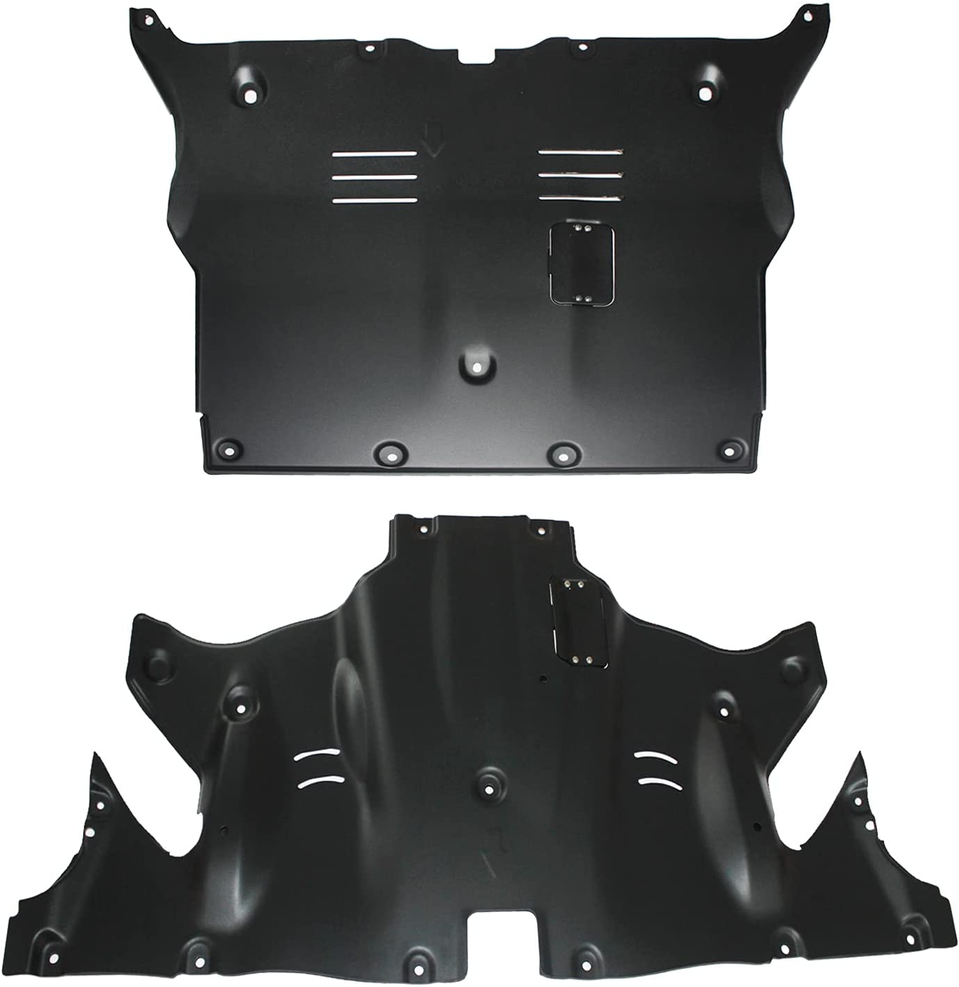 Sound Dampening Front & Rear Axle Skid Plates for Tesla Model 3