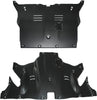 Sound Dampening Front & Rear Axle Skid Plates for Tesla Model 3