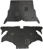 Sound Dampening Front & Rear Axle Skid Plates for Tesla Model 3