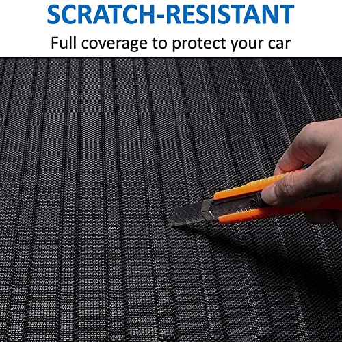 Custom Fit TPE Premium All Weather Trunk Mat and Rear Backrest Protection Combo Mats Set for 5 Seater Tesla Model Y