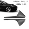 Carbon Fiber Side Markers Turn Signal Overlays for Tesla Model 3, S, and X