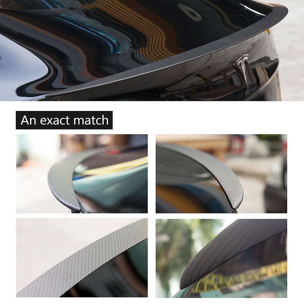 Tesla Model 3 Performance Tail Wing Rear Trunk Lid Carbon Fiber Spoiler