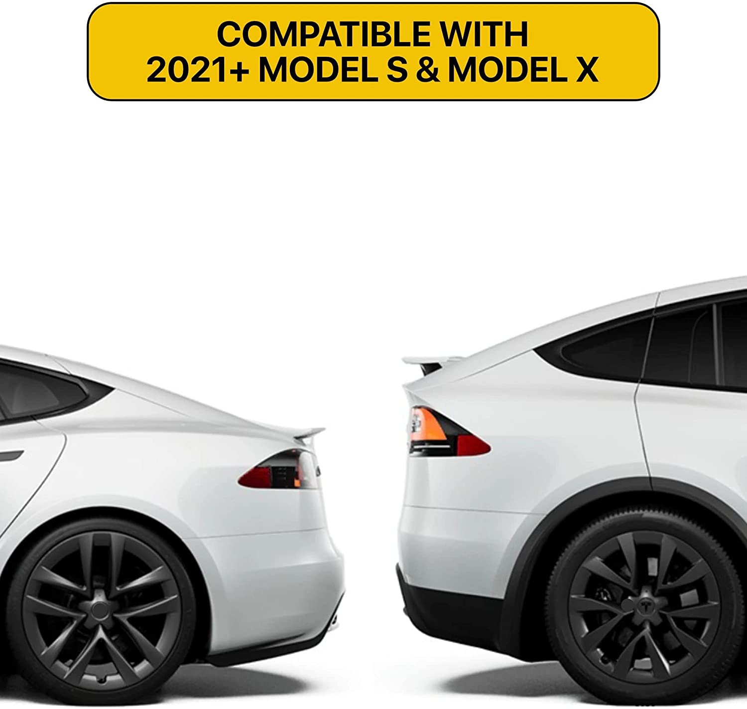 Fog Lights Clear Protection Film (PPF) for 2021-2022+ Tesla Model S/Model X (Plaid & Long Range) 10mil - Made with XPEL Ultimate Plus 10