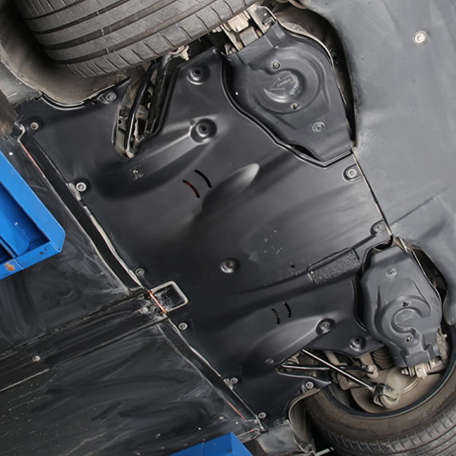 Sound Dampening Front & Rear Axle Skid Plates for Tesla Model 3