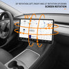 Adjustable Four Direction Center Touchscreen Swivel Mount for 2017-2022 Tesla Model 3 & Y