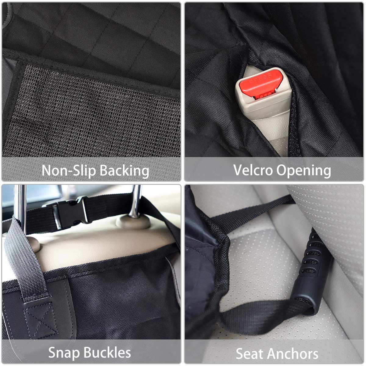 Tesla Model 3 & Y Non-Slip Rear Seat Pet Cover