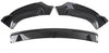 3 Piece ABS Plastic with Carbon Fiber Pattern Front Splitter Lip Kit for Tesla Model Y