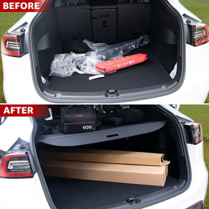 Tesla Model Y Retractable Cargo Bay Cover with LED Light Bar