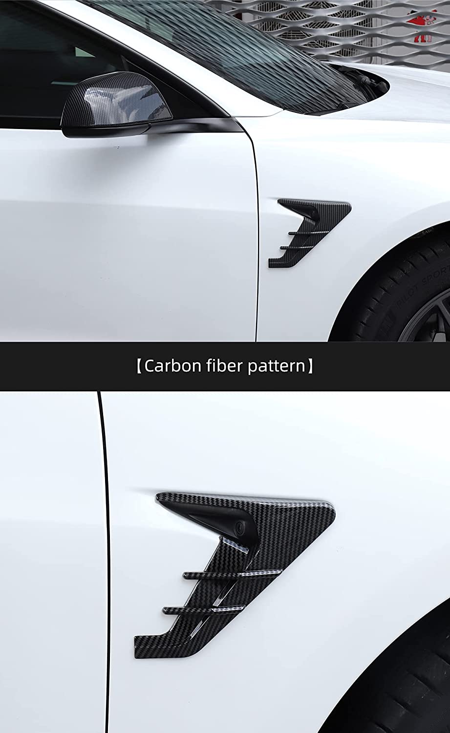 Turn Signal Side Camera Cover for Tesla Model 3 & Y