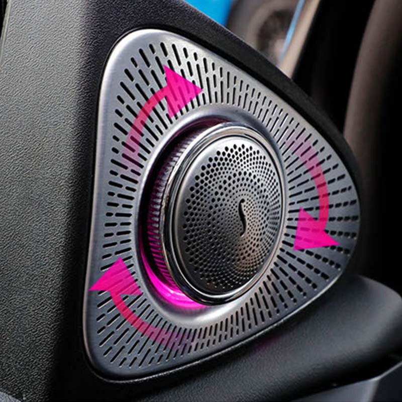 3D Rotary Tweeter Treble Lighted Speaker Covers for 2021-2022 Tesla Model 3 & Y