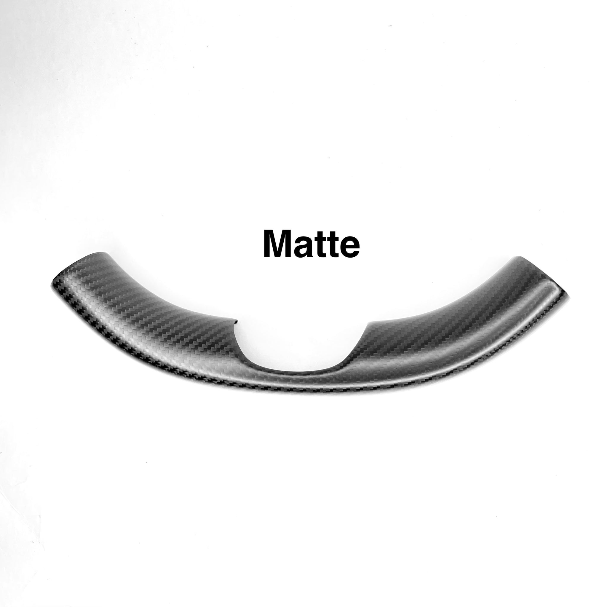 Carbon Fiber Steering Wheel Bottom Cap for Tesla Model 3 & Y