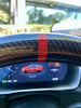 Carbon Fiber Steering Wheel Top Cap for Tesla Model 3 & Y