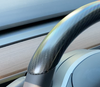 Carbon Fiber Steering Wheel Top Cap for Tesla Model 3 & Y