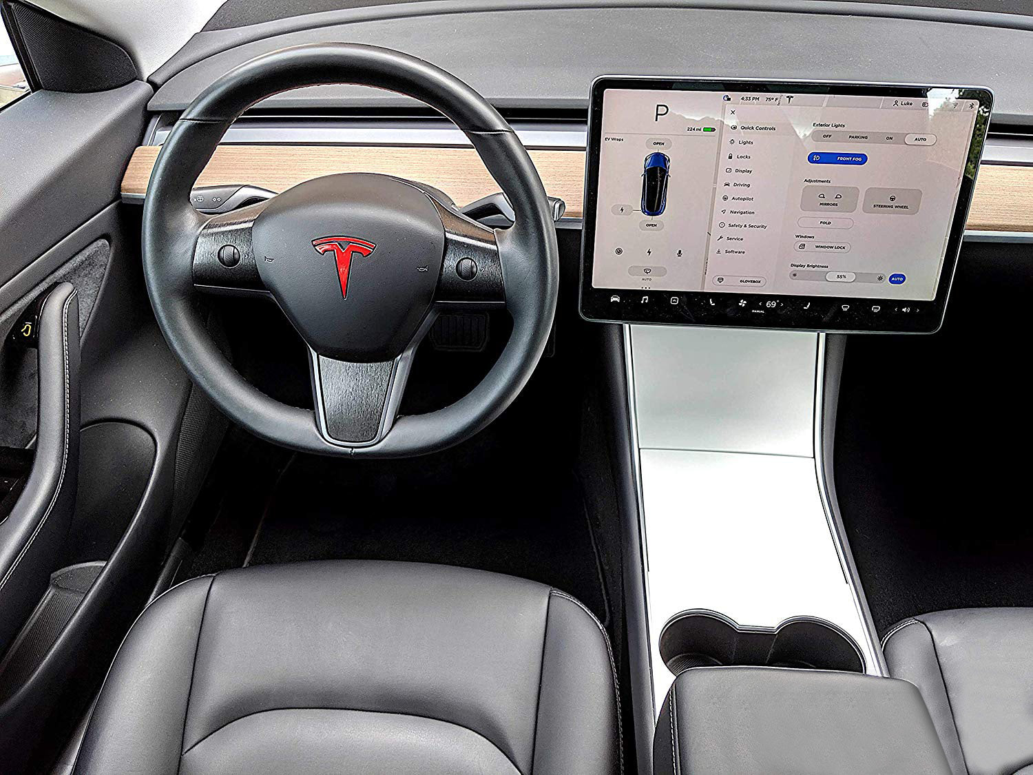 2017-2020 Tesla Model 3 & Y Center Console Wrap