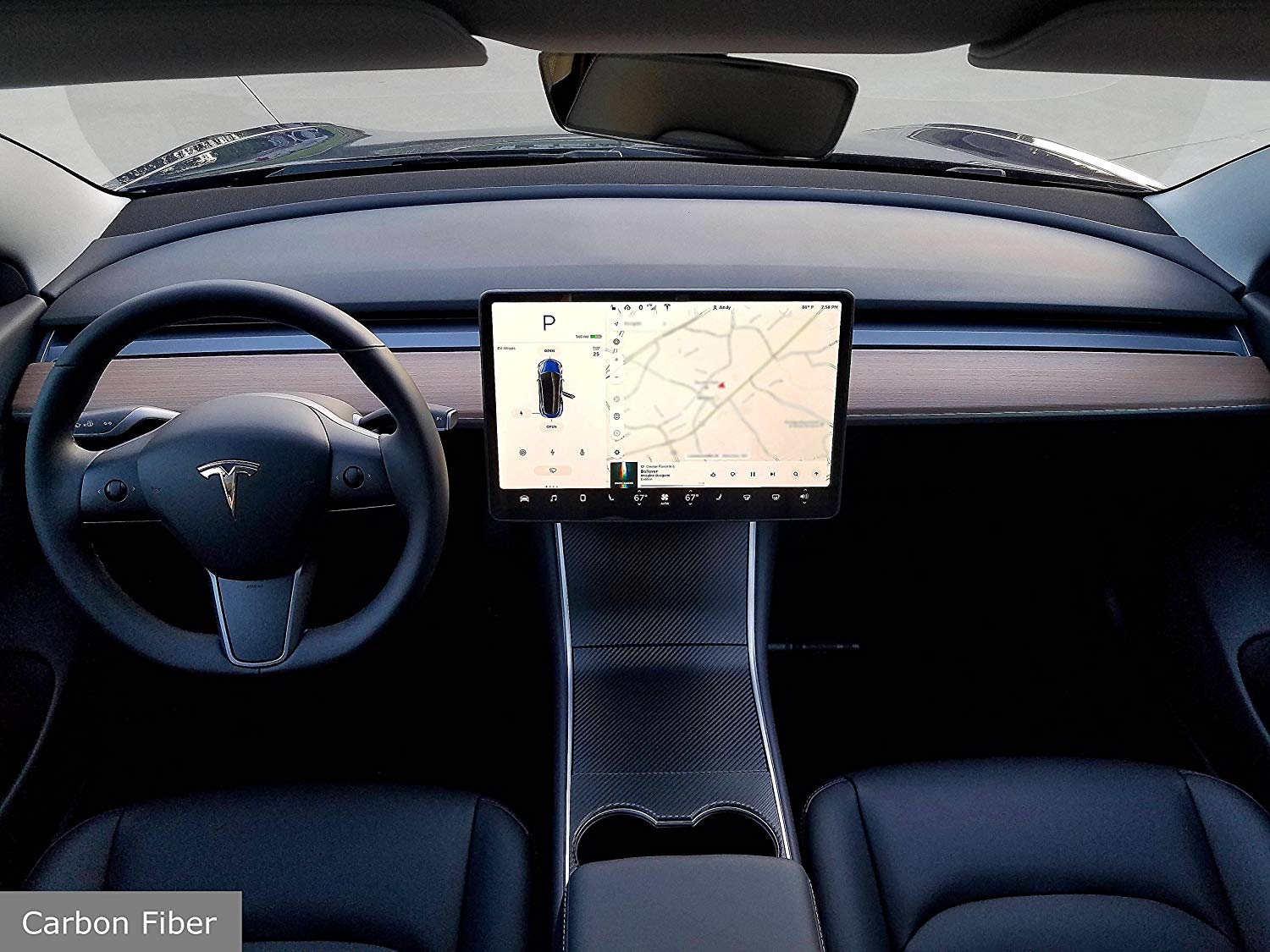 2017-2020 Tesla Model 3 & Y Center Console Wrap