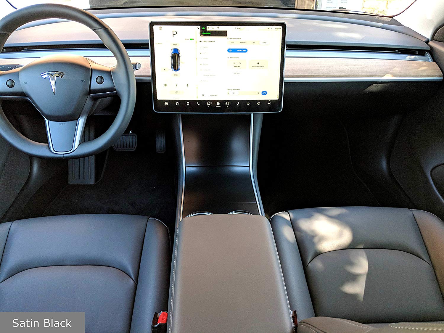 2017-2020 Tesla Model 3 & Y Center Console Wrap