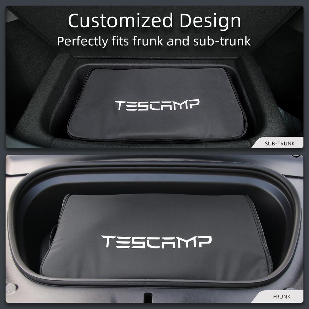 CertiPUR Certified Portable & Foldable Memory Foam Camping Mattress with Storage Bag for Tesla Model Y