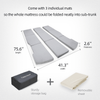 CertiPUR Certified Portable & Foldable Memory Foam Camping Mattress with Storage Bag for Tesla Model Y