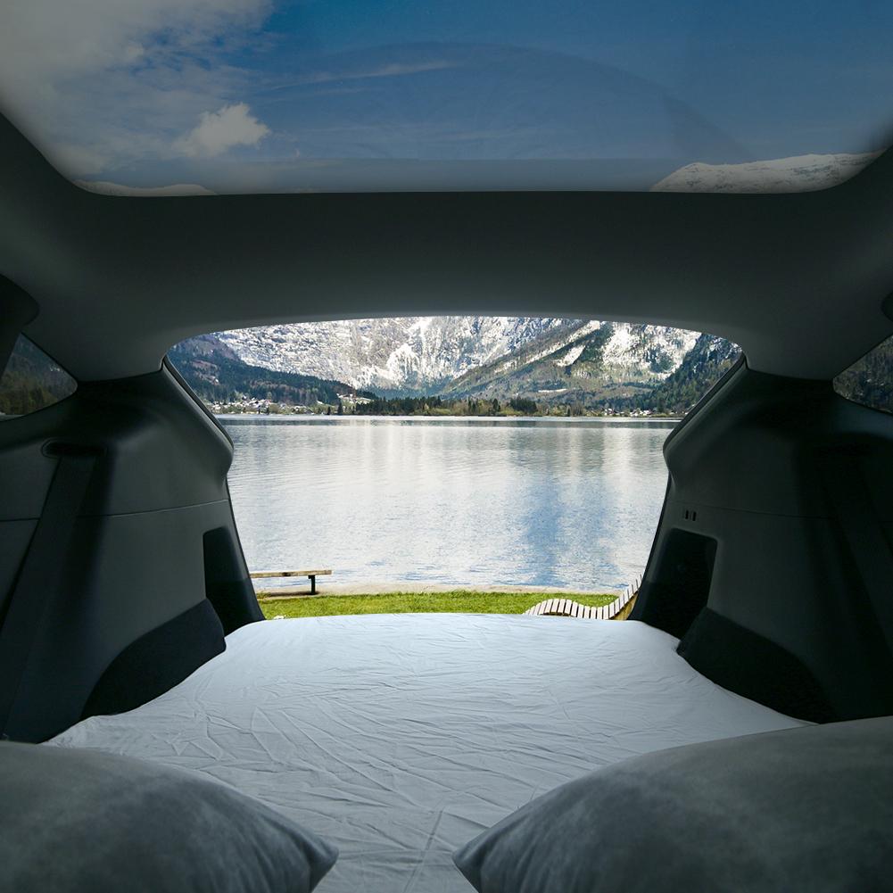 CertiPUR Certified Portable & Foldable Memory Foam Camping Mattress with Storage Bag for Tesla Model Y