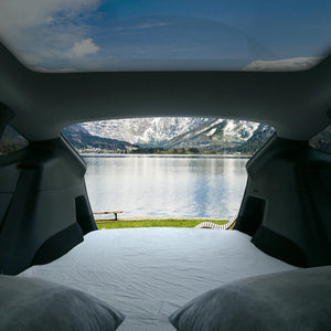CertiPUR Certified Portable & Foldable Memory Foam Camping Mattress with Storage Bag for Tesla Model Y