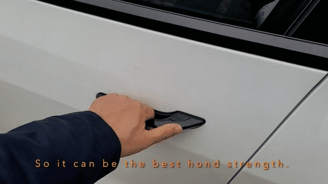 Easy to Open Add On Door Handles for Tesla Model 3 & Y (Matte Black-4 Piece Set)