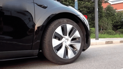 Fender Flares/Wheel Arches for 2020-2022 Tesla Model Y (4 Sides-Glossy Black)
