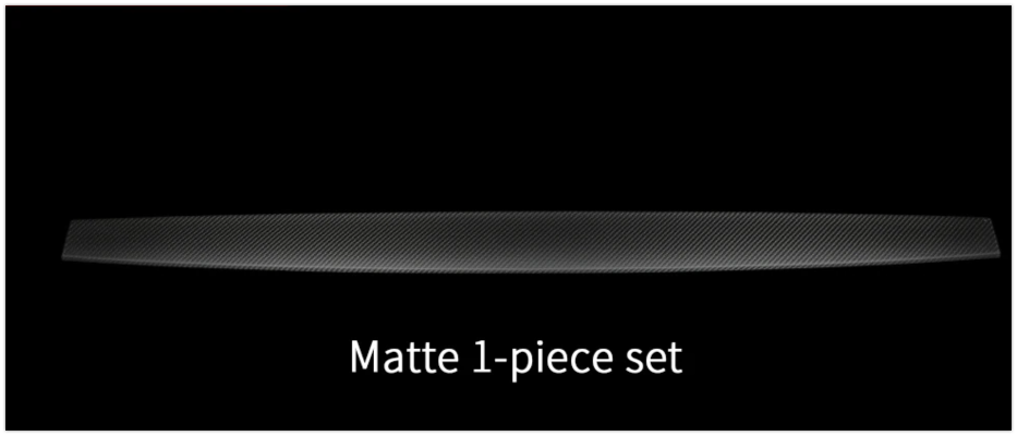Tesla Model 3 & Y Matte Carbon Fiber Dashboard Cap