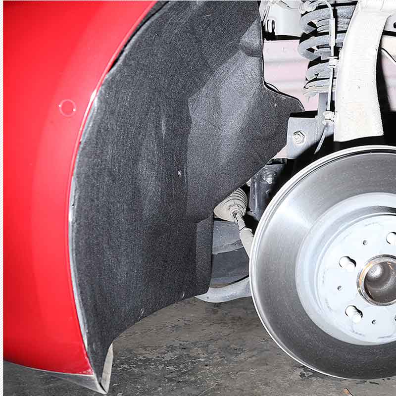 Tesla Model Y Front Fender Sound Deadening Wheel Liner Noise Reduction Kit (2 Piece Set)