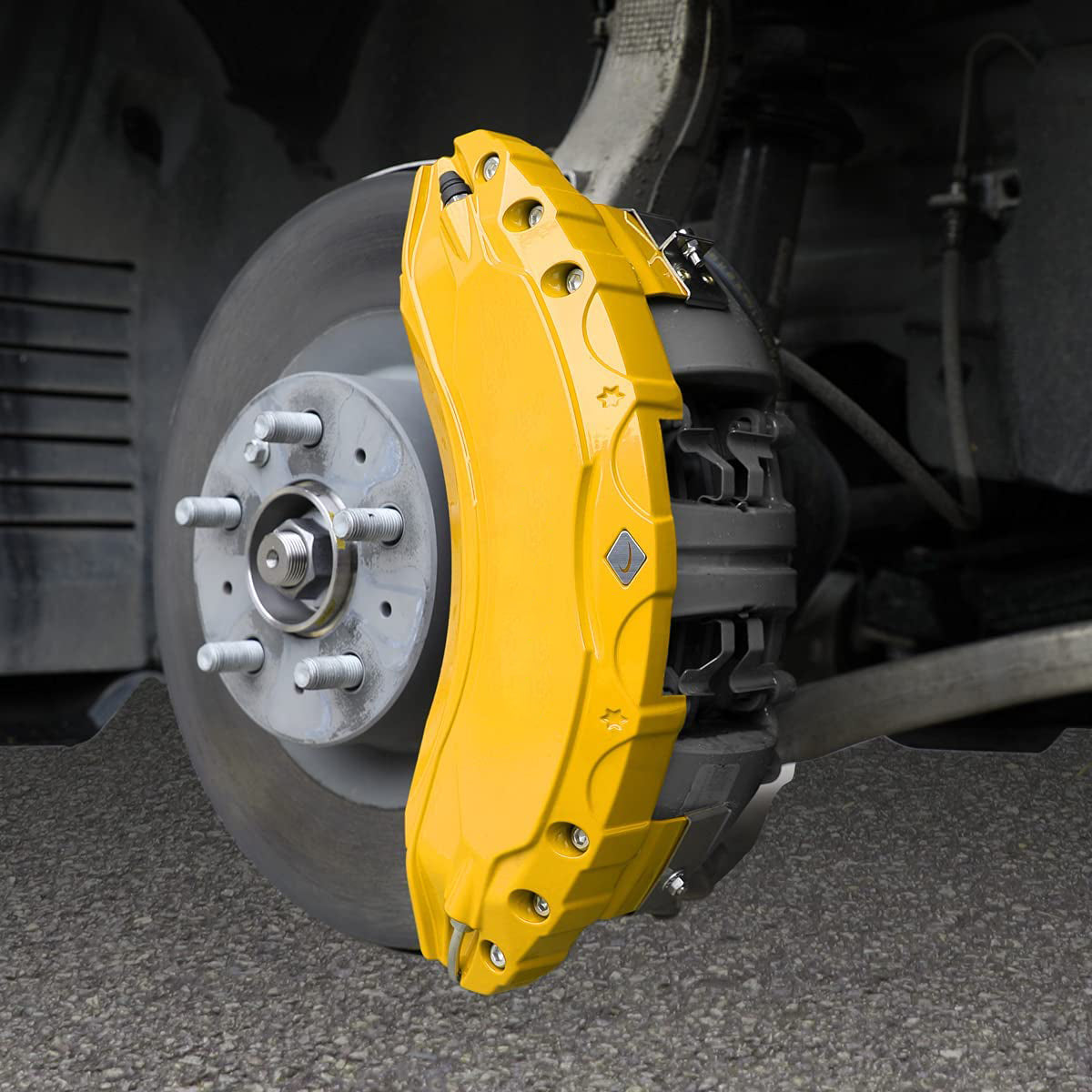 Tesla Model Y Yellow Brake Caliper Covers