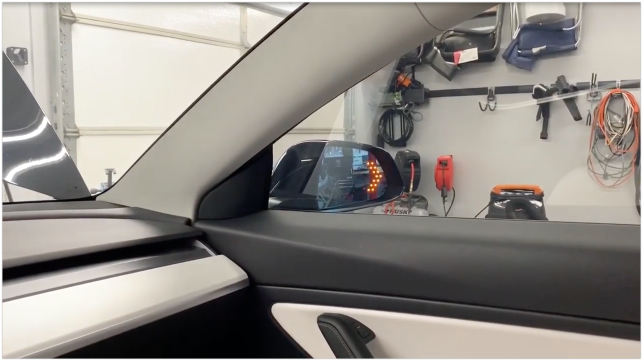 Convex Wide Angle Anti-Glare Blind Spot Mirrors for Tesla Model 3 & Y