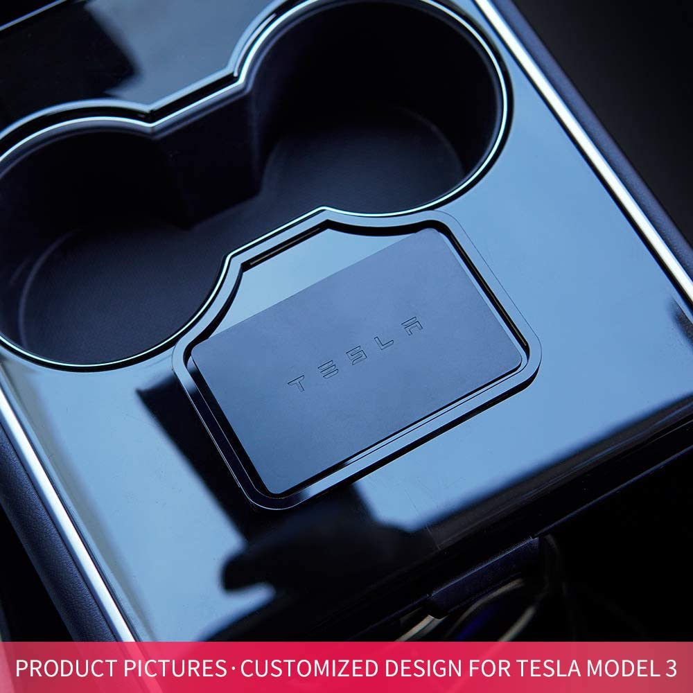 2017-2020 Tesla Model 3 & Y Center Console Anti-Slip Premium Key Card Holder