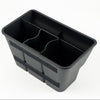 Tesla Model Y Storage Box Under Rear Air Outlet Organizer Rear ABS Flocking Box (Rear Middle ABS Flocking Box)